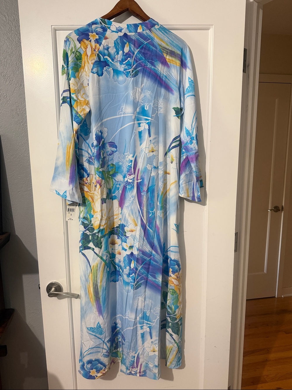 NWT NATORI LUXURY zip caftan size small - Picture 4 of 9